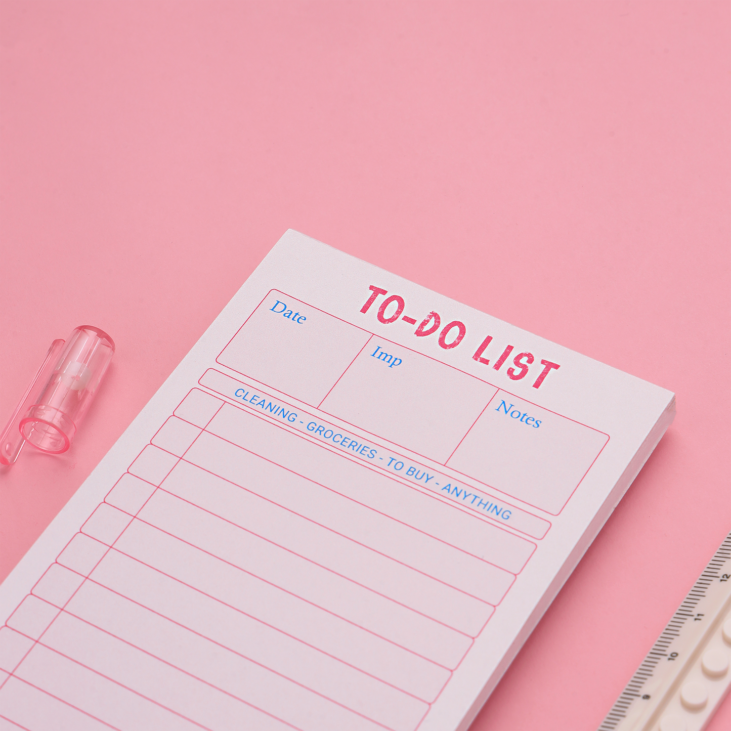 To-Do List Structured Notepad