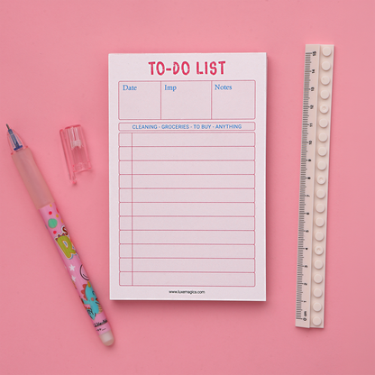 To-Do List Structured Notepad