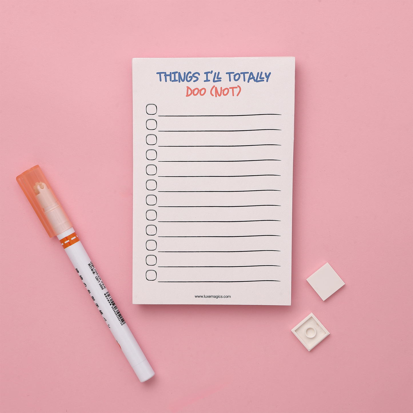 Things I'll Totally Do (Not) Notepad