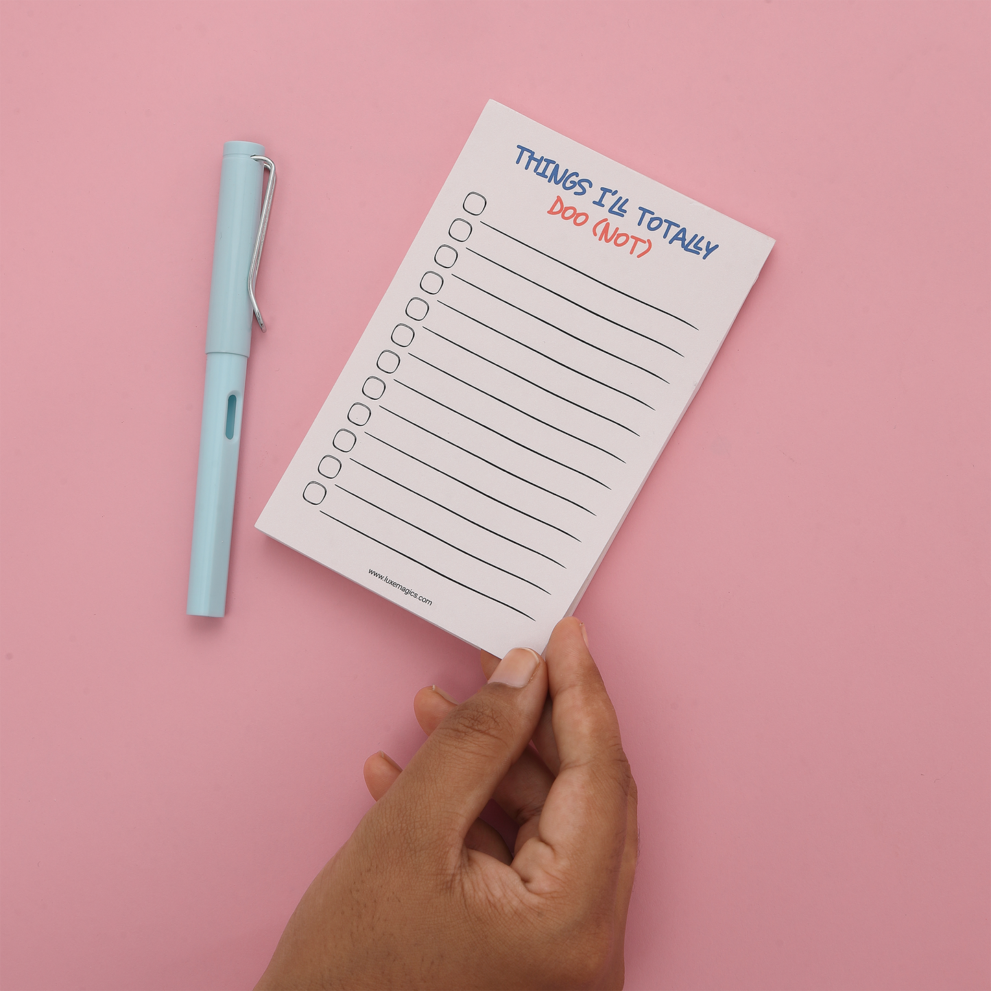 Things I'll Totally Do (Not) Notepad
