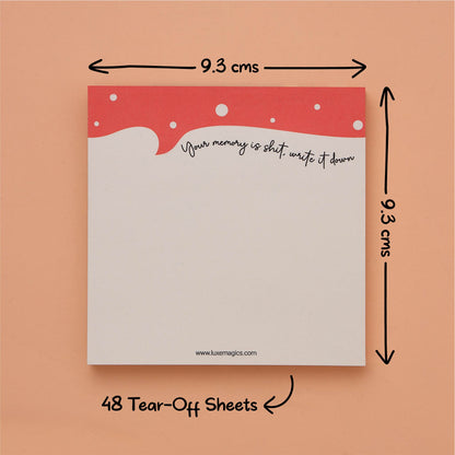 Write It Down Memo Pad