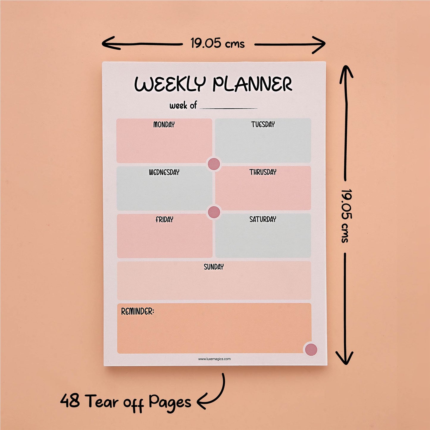 Weekly Planner Notepad