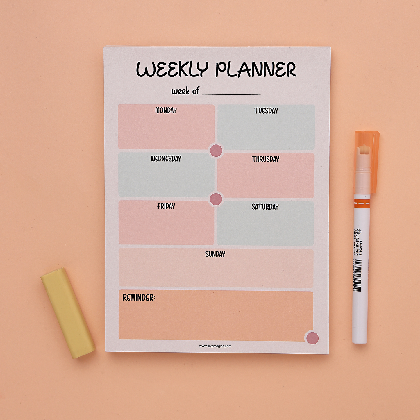 Weekly Planner Notepad