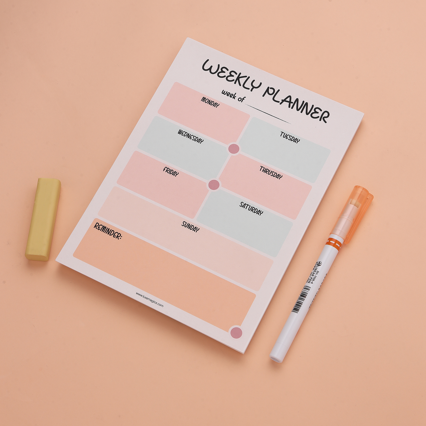 Weekly Planner Notepad