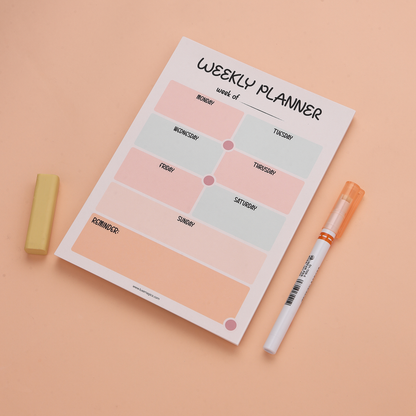 Weekly Planner Notepad