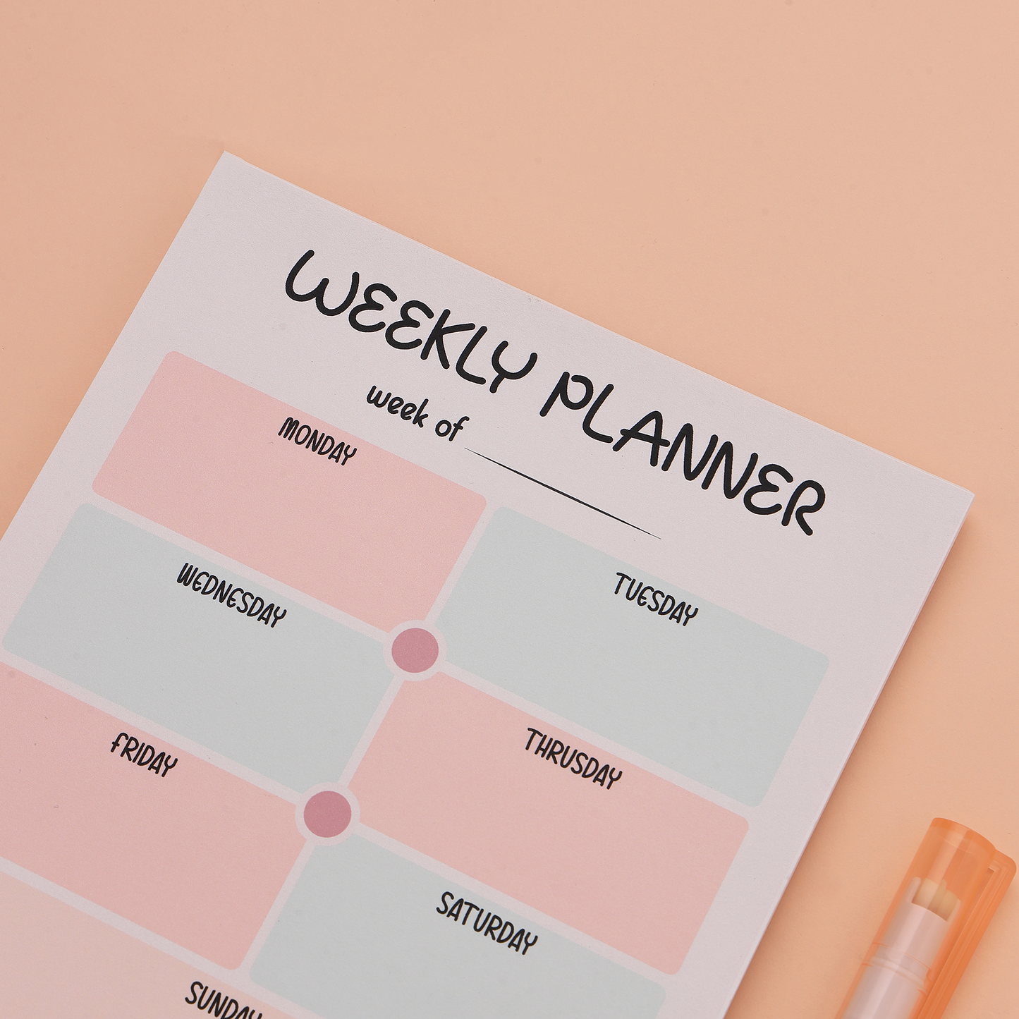 Weekly Planner Notepad